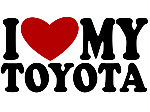 I love my Toyota